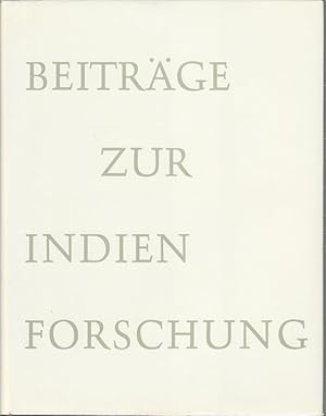 Bild des Verkufers fr Beitrge zur Indienforschung. Ernst Waldschmidt zum 80. Geburtstag gewidmet. zum Verkauf von Asia Bookroom ANZAAB/ILAB