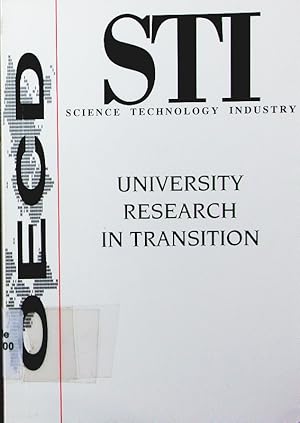 Imagen del vendedor de University research in transition. a la venta por Antiquariat Bookfarm