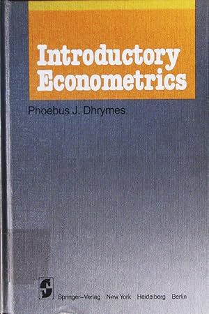 Seller image for Introductory econometrics. for sale by Antiquariat Bookfarm