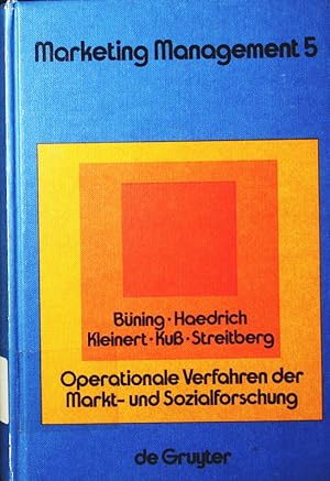 Bild des Verkufers fr Operationale Verfahren der Markt- und Sozialforschung. Datenerhebung und Datenanalyse. zum Verkauf von Antiquariat Bookfarm