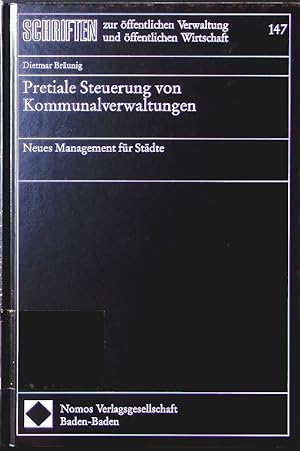 Seller image for Pretiale Steuerung von Kommunalverwaltungen. neues Management fr Stdte. for sale by Antiquariat Bookfarm