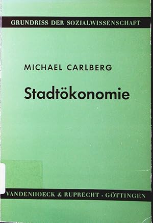 Seller image for Stadtkonomie. for sale by Antiquariat Bookfarm