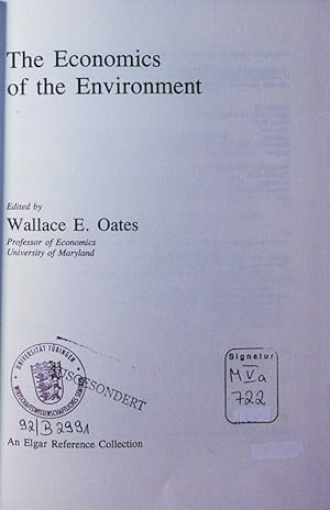 Seller image for The economics of the environment. for sale by Antiquariat Bookfarm