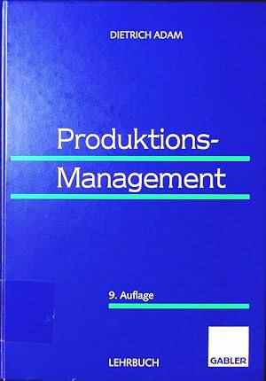 Bild des Verkufers fr Produktions-Management. zum Verkauf von Antiquariat Bookfarm