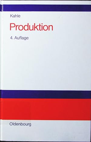 Bild des Verkufers fr Produktion. Lehrbuch zur Planung der Produktion und Materialbereitstellung. zum Verkauf von Antiquariat Bookfarm