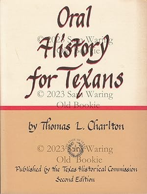 Seller image for Oral history for Texans for sale by Old Bookie