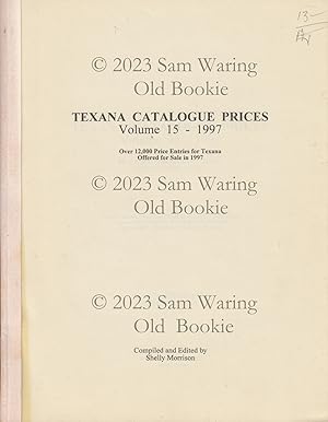 Texana catalogue prices : volume 15 - 1997