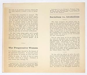 Socialism vs alcoholism [with] Frances Willard on Socialism