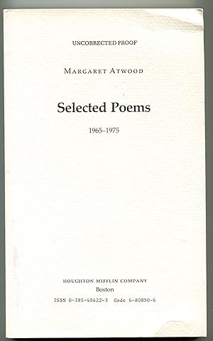 Selected Poems: 1965-1975