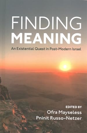 Imagen del vendedor de Finding Meaning : An Existential Quest in Post-Modern Israel a la venta por GreatBookPrices
