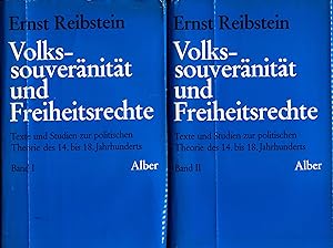 Seller image for Volkssouvernitt und Freiheitsrechte I, II in 2 Bnden Texte und Studien zur politischen Theorie des 14. bis 18. Jahrhunderts for sale by avelibro OHG