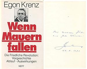 Bild des Verkufers fr Egon Krenz Autograph | signed programmes / books zum Verkauf von Markus Brandes Autographs GmbH