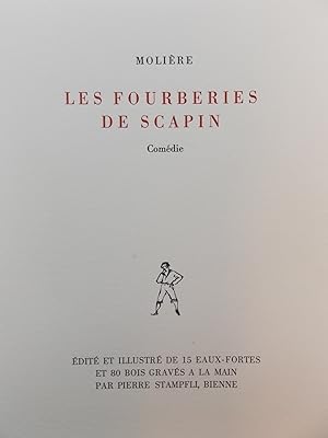 Image du vendeur pour Les fourberies de Scapin. mis en vente par Le Cabinet d'Amateur