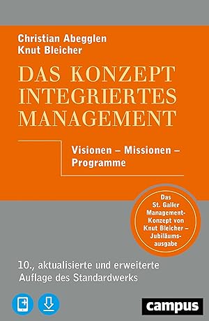 Bild des Verkufers fr Das Konzept Integriertes Management, mit 1 Buch, mit 1 E-Book zum Verkauf von moluna