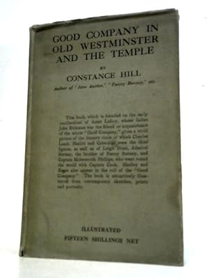 Imagen del vendedor de Good Company In Old Westminster And The Temple a la venta por World of Rare Books