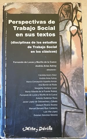 PERSPECTIVAS DE TRABAJO SOCIAL EN SUS TEXTOS (DISCIPLINAS DE LOS ESTUDIOS DE TRABAJO SOCIAL EN LO...