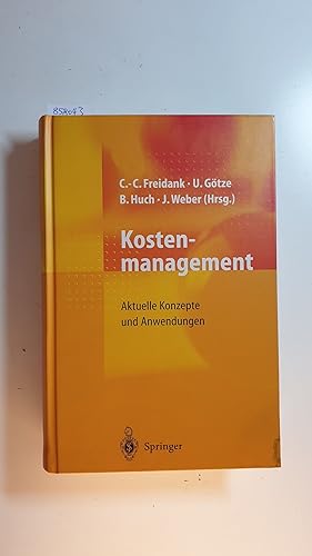 Seller image for Kostenmanagement : aktuelle Konzepte und Anwendungen for sale by Gebrauchtbcherlogistik  H.J. Lauterbach