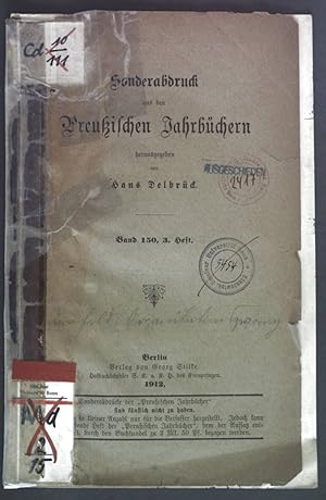 Bild des Verkufers fr Der Organisationszwang. Sonderabdruck aus den Preuischen Jahrbchern. Band 150. 3. Heft. zum Verkauf von books4less (Versandantiquariat Petra Gros GmbH & Co. KG)