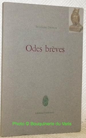 Bild des Verkufers fr Odes brves. zum Verkauf von Bouquinerie du Varis