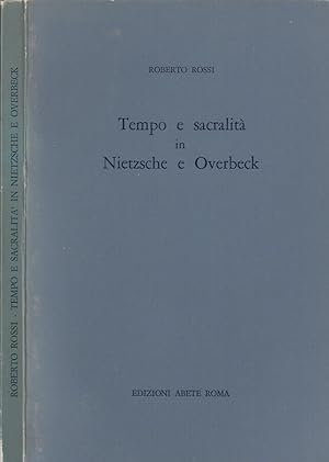 Bild des Verkufers fr Tempo e sacralit in Nietzsche e Overbeck zum Verkauf von Biblioteca di Babele