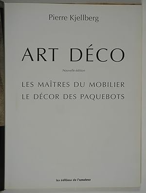 Image du vendeur pour Art Deco Les Maitres du Mobilier, Le Decor des Paquebots mis en vente par Antipodean Books, Maps & Prints, ABAA