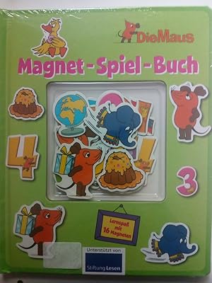 Image du vendeur pour Die Maus - Magnet-Spiel-Buch - Lernspa mit 16 Magneten mis en vente par Versandantiquariat Jena