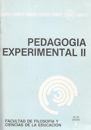 Seller image for PEDAGOG�A EXPERIMENTAL II. TOMO I for sale by Librer�a Vobiscum