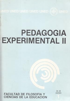 Seller image for PEDAGOGA EXPERIMENTAL II. TOMO I for sale by Librera Vobiscum