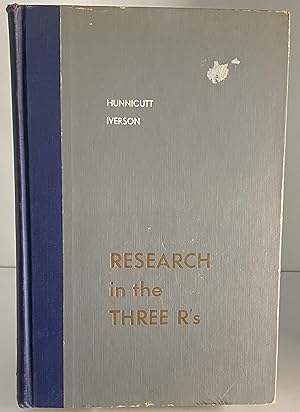 Seller image for Research in the Three R's for sale by Books Galore Missouri