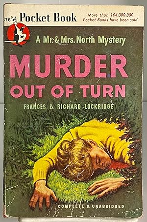 Bild des Verkufers fr Murder Out of Turn Pocket No 376 zum Verkauf von Books Galore Missouri