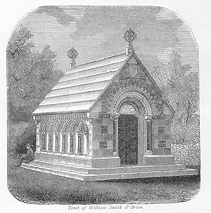 Seller image for TOMB OF WILLIAM SMITH O'BRIEN,Limerick County,Ireland, 1884 historical print for sale by Artisans-lane Maps & Prints