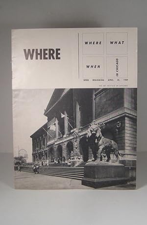 Seller image for Where Magazine. Week Beginning April 30, 1949 for sale by Guy de Grosbois