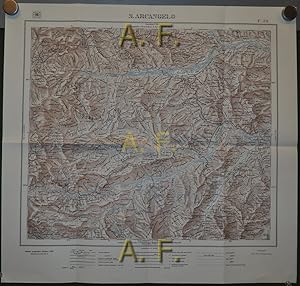 Bild des Verkufers fr F 211 - S. Arcangelo (Sant Arcangelo), 1 : 100.000 (ca. 52 x 49 cm) zum Verkauf von Antiquarische Fundgrube e.U.