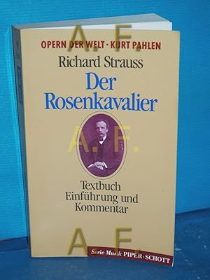 Immagine del venditore per Der Rosenkavalier. Textbuch, Einfhrung und Kommentar venduto da Antiquarische Fundgrube e.U.