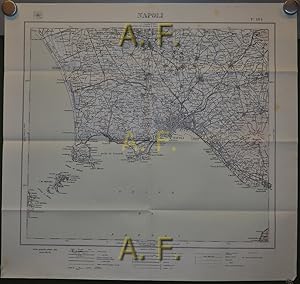 Bild des Verkufers fr F 184 - Napoli (Neapel), 1 : 100.000 (ca. 51,5 x 49 cm) zum Verkauf von Antiquarische Fundgrube e.U.