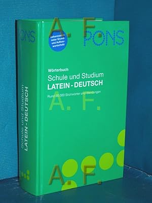 Bild des Verkufers fr PONS Wrterbuch fr Schule und Studium, Teil: Latein-Deutsch [bearb. von Rita Hau. Projektleitung: Andreas Cyffka] zum Verkauf von Antiquarische Fundgrube e.U.