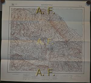 Bild des Verkufers fr F 190 - Monopoli, 1 : 100.000 (ca. 52 x 48 cm) zum Verkauf von Antiquarische Fundgrube e.U.