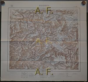 Immagine del venditore per F 193 - Bonorva, 1 : 100.000 (ca. 53 x 50 cm) venduto da Antiquarische Fundgrube e.U.