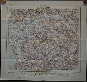 Immagine del venditore per F 198 - Campagna (Kampanien), 1 : 100.000 (ca. 52 x 48 cm) venduto da Antiquarische Fundgrube e.U.