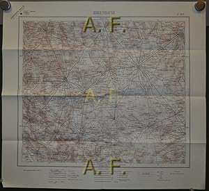 Bild des Verkufers fr F 203 - Brindisi, 1 : 100.000 (ca. 54 x 49 cm) Riservata (Mod. 12) zum Verkauf von Antiquarische Fundgrube e.U.