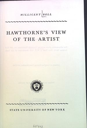 Bild des Verkufers fr Hawthorne's View of the Artist. zum Verkauf von books4less (Versandantiquariat Petra Gros GmbH & Co. KG)