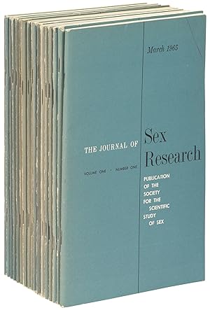 Bild des Verkufers fr The Journal of Sex Research. Volume One, Number One - Volume Six , Number One (lacking one issue) zum Verkauf von Between the Covers-Rare Books, Inc. ABAA