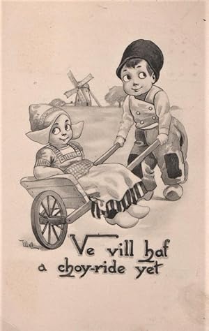 Seller image for Dutch kids postcard: Ce Cill Haf a Choy Ride Yet for sale by Mobyville