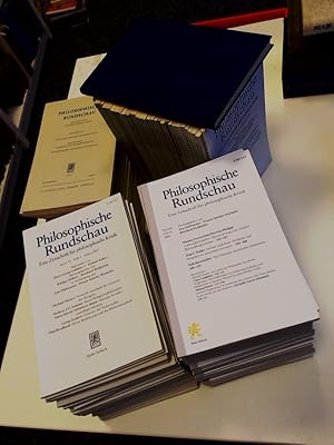 Bild des Verkufers fr Philosophische Rundschau (30 Jahrgnge in 109 Heften + Gesamtregister zu den Jahrgngen 21-40). Eine Zeitschrift fr philosophische Kritik. Begrndet von Hans-Georg Gadamer und Helmut Kuhn. zum Verkauf von Wissenschaftliches Antiquariat Zorn