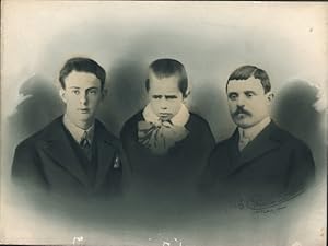 Foto Combalié, Henri, Tolouse, Portrait, Mann und zwei Jungen