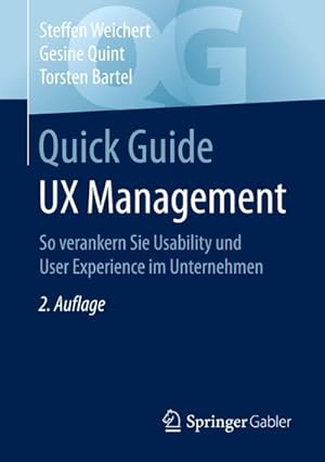 Immagine del venditore per Quick Guide UX Management venduto da Rheinberg-Buch Andreas Meier eK