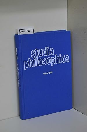 Bild des Verkufers fr Die Herausforderung des Rechts durch die Moral = Le droit positif et les exigences de la morale / Red.: Helmut Holzhey et Jean-Pierre Leyvraz / Studia philosophica ; Vol. 44 zum Verkauf von ralfs-buecherkiste