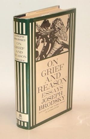 Seller image for On Grief and Reason. Essays. for sale by Versandantiquariat Brck (VDA / ILAB)
