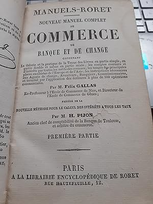 nouveau manuel complet de commerce de banque et de change