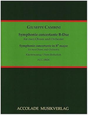 Bild des Verkufers fr Symphonie concertante B-Durfr 2 Oboen und Orchester : Klavierauszug zum Verkauf von AHA-BUCH GmbH